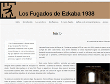 Tablet Screenshot of losfugadosdeezkaba1938.com